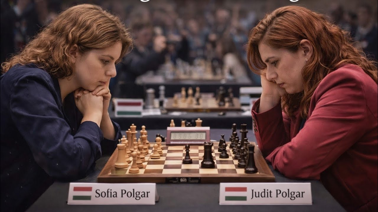 Sofia Polgar vs Judit Polgar ◉ Aruba Chess Tournament 1992 | Sister vs Sister!