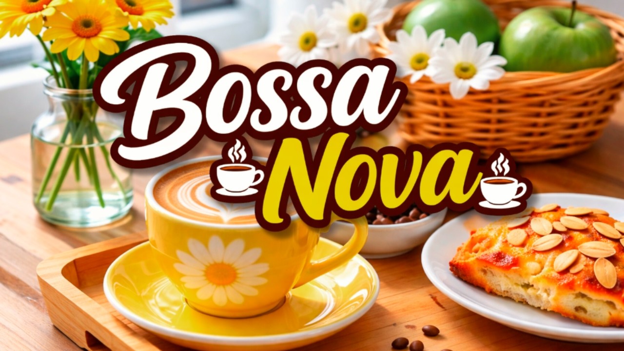 🌼 Sunny Morning Bossa Nova ☕ Relaxing Brazilian Jazz Piano for Positive Energy & Cozy Café Vibes