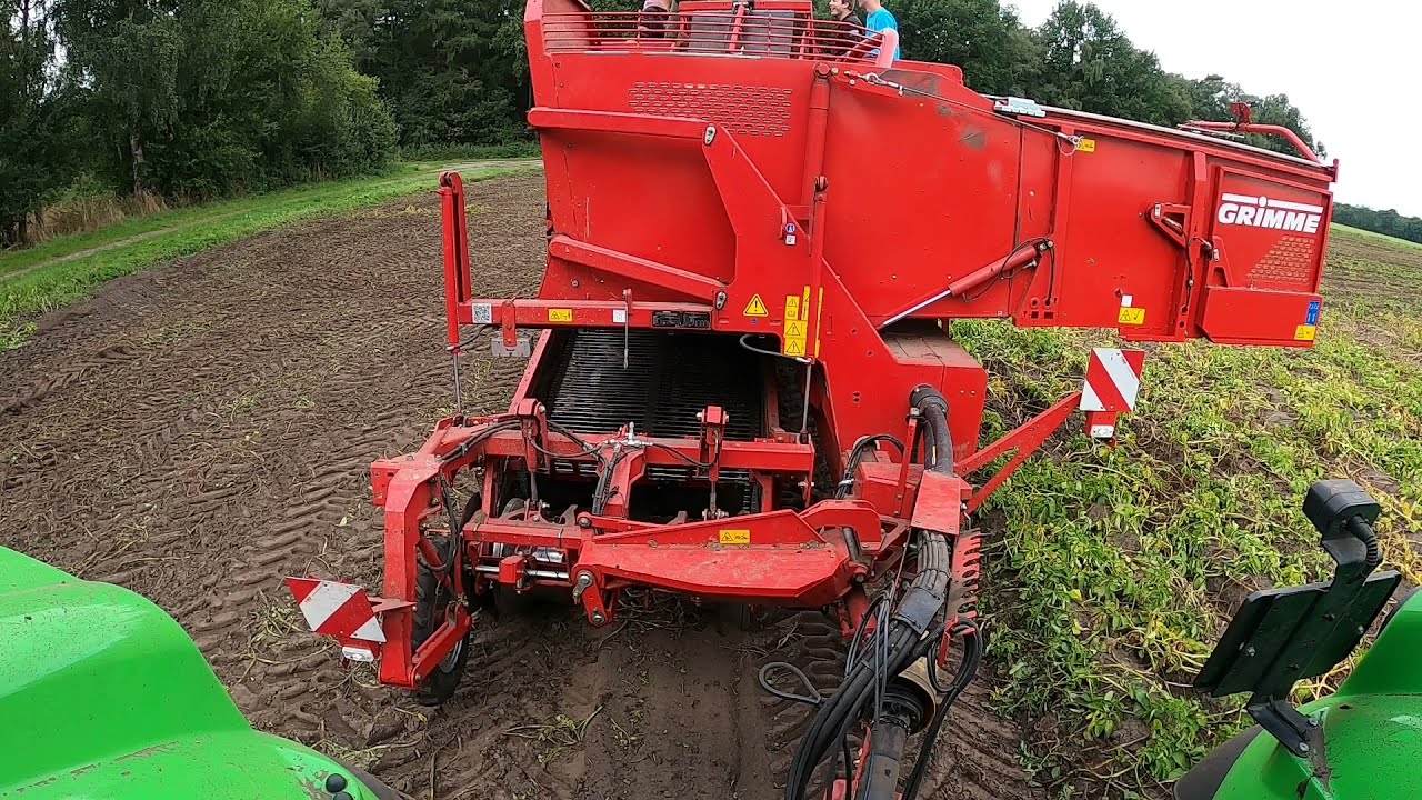 So wird eine Kartoffelfläche angerodet