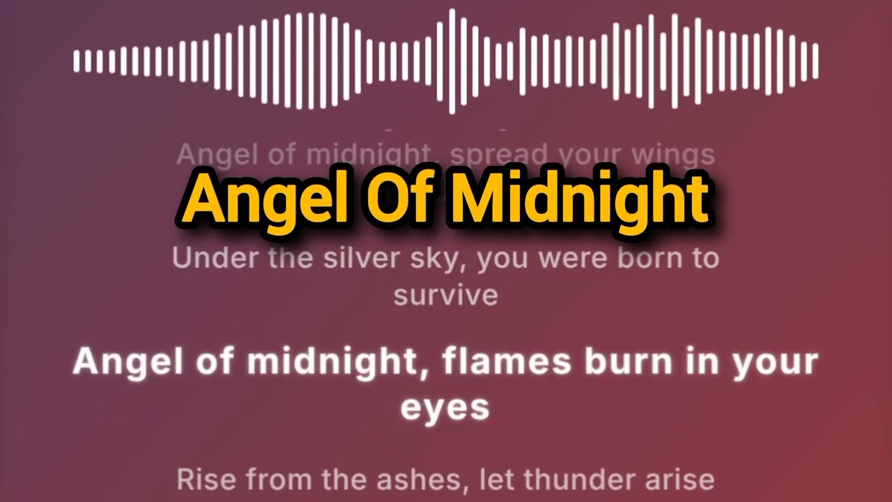 NEW TRENDING ENGLISH SONG | ANGEL OF MIDNIGHT | EMOTIONAL ROCK METAL VERSION | HAPPY SANGRIANG