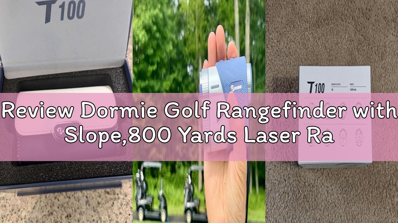 Review Dormie Golf Rangefinder with Slope,800 Yards Laser Range Finder Golfing,Aluminum Alloy Body,F