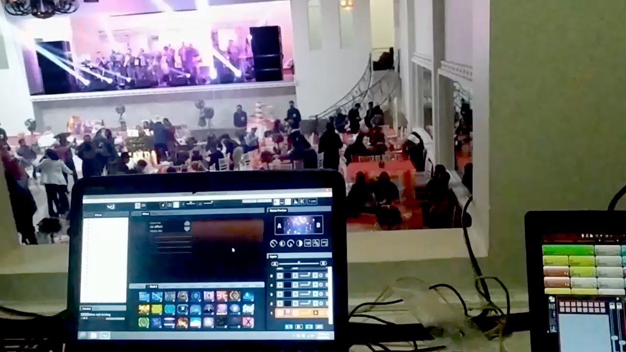 ASI CONTROLAMOS ILUMINACION Y VIDEO PARA EVENTOS EN VIVO