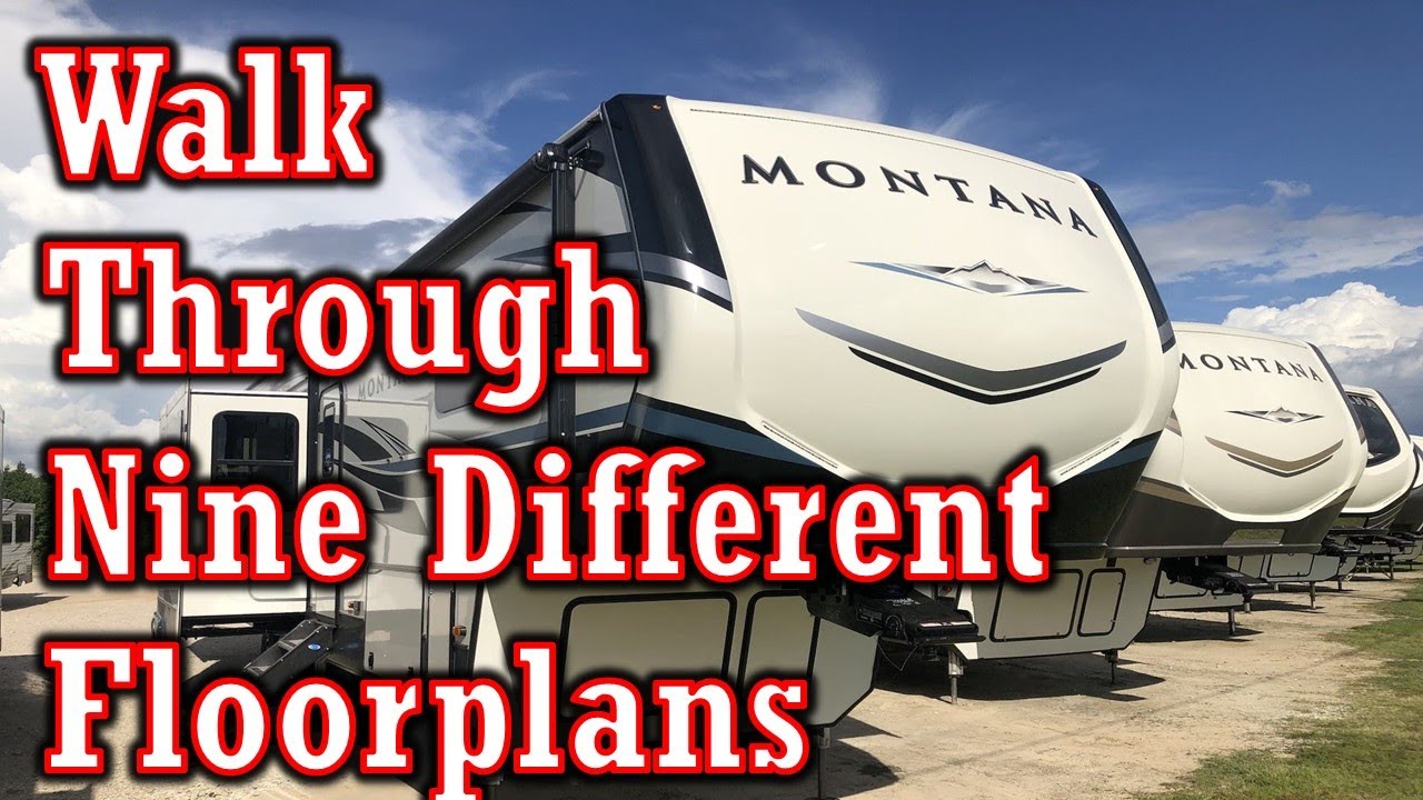 Montana Fifth Wheel Walkthrough (Nine Floorplans!)