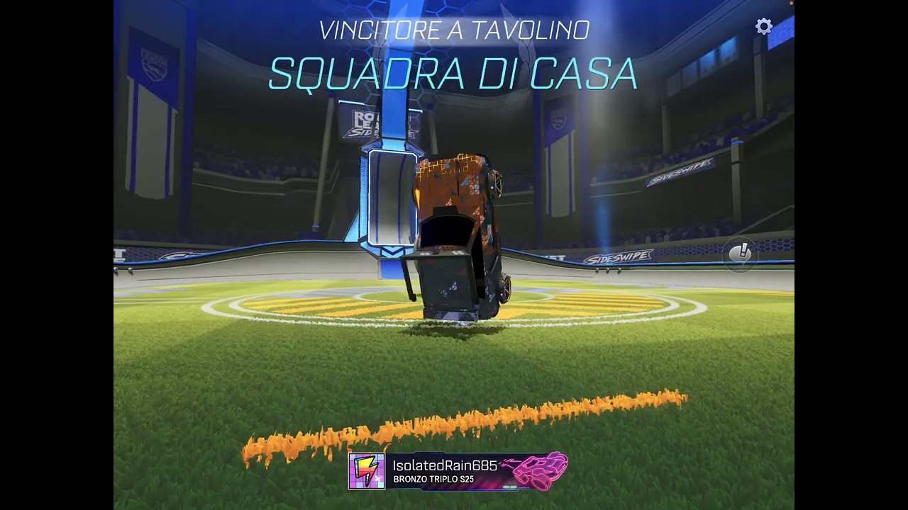 Il mio primo video di rocket league sideswipe