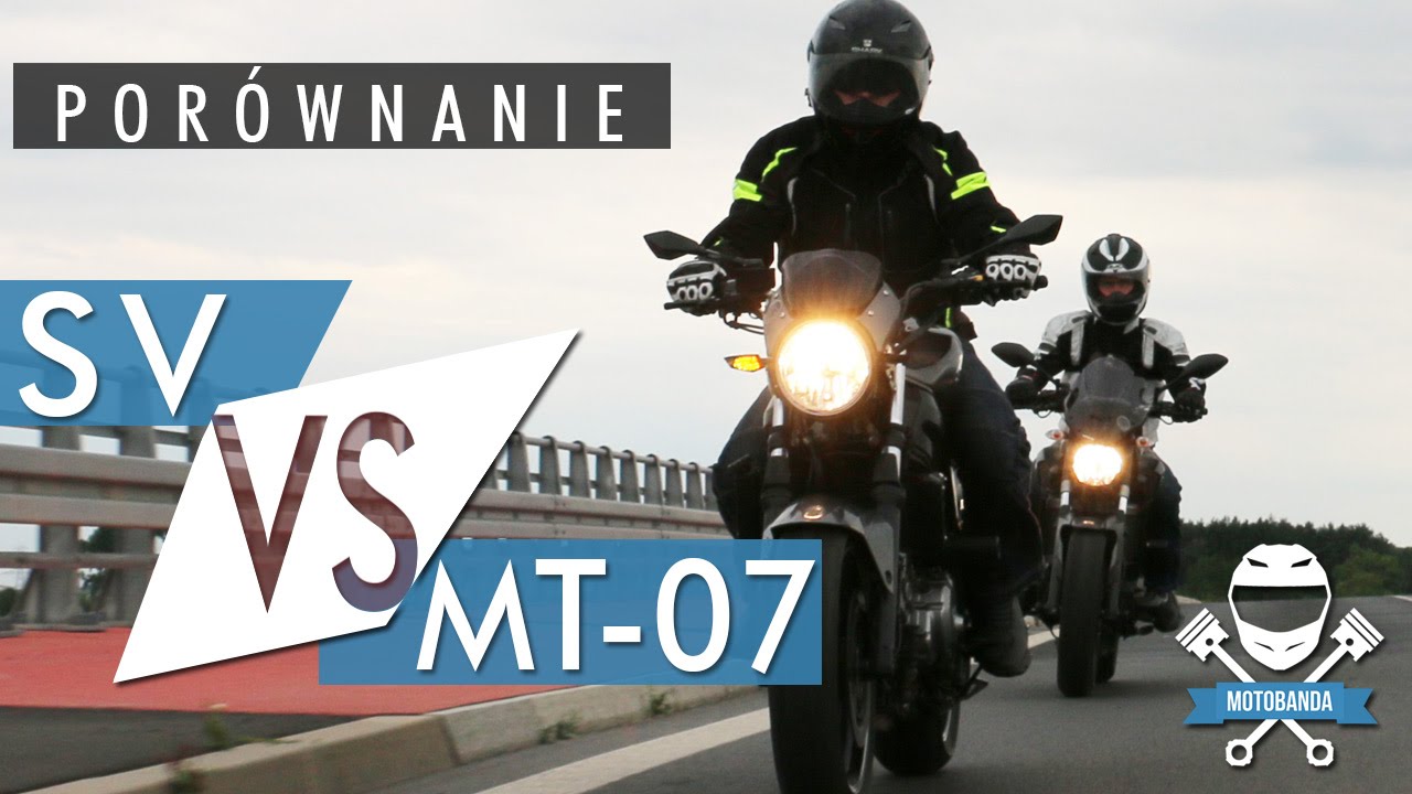 Najlepsze motocykle do miasta? Pojedynek: Suzuki SV650 vs Yamaha MT-07