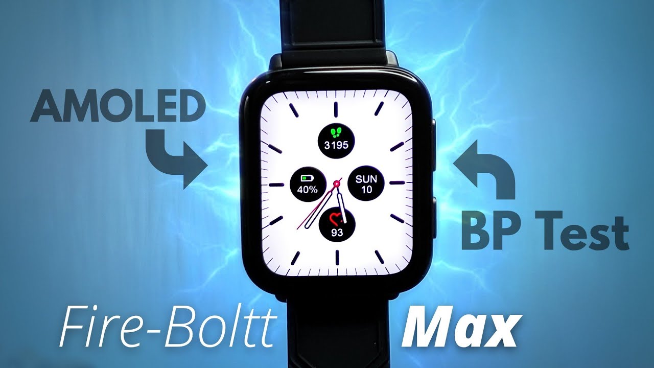 Fire Boltt Max Smartwatch Unboxing and Review in Hindi | 😍 AMOLED with AOD