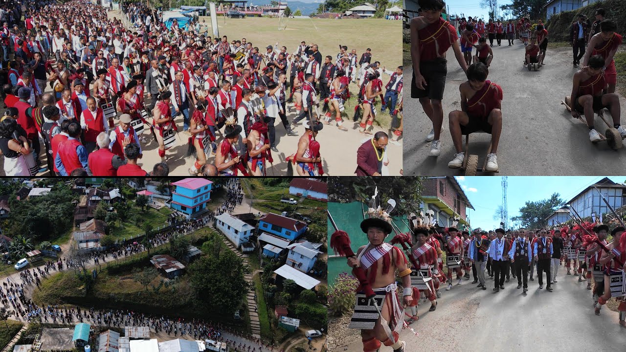 Sümi & Angami | Cultural Procession | Unveiling of the Angami-Sümi Relationship Stone | 2025
