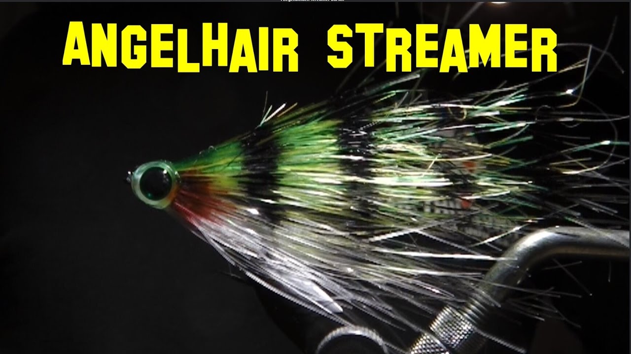 Fliegenbinden: Barsch Streamer aus Angelhair/Baitfishfiber Ersatz günstig