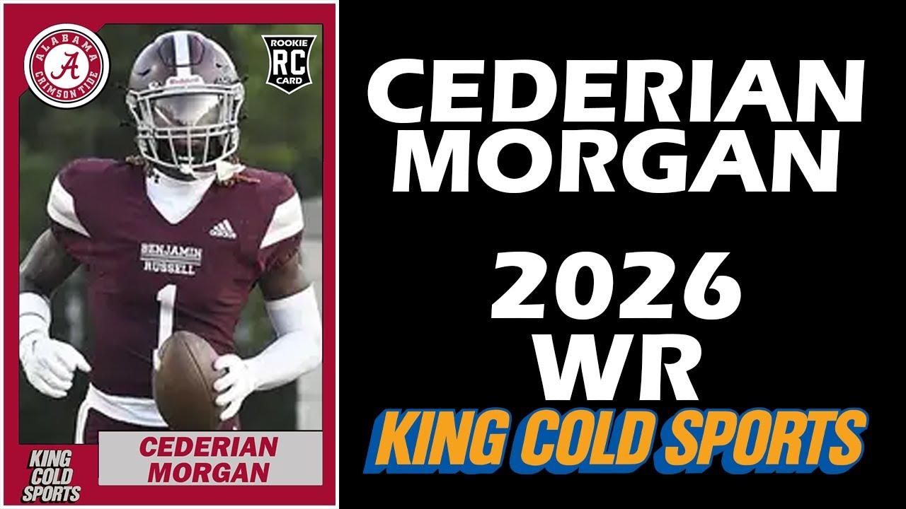 Cederian Morgan (2026 WR) Junior Year Highlight Tape Evaluation