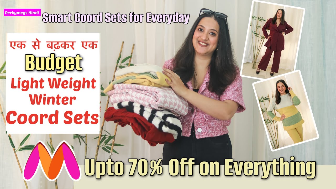 Smart Budget Light Weight Winter Coord Sets for Everyday | Upto 70% Off on Everything