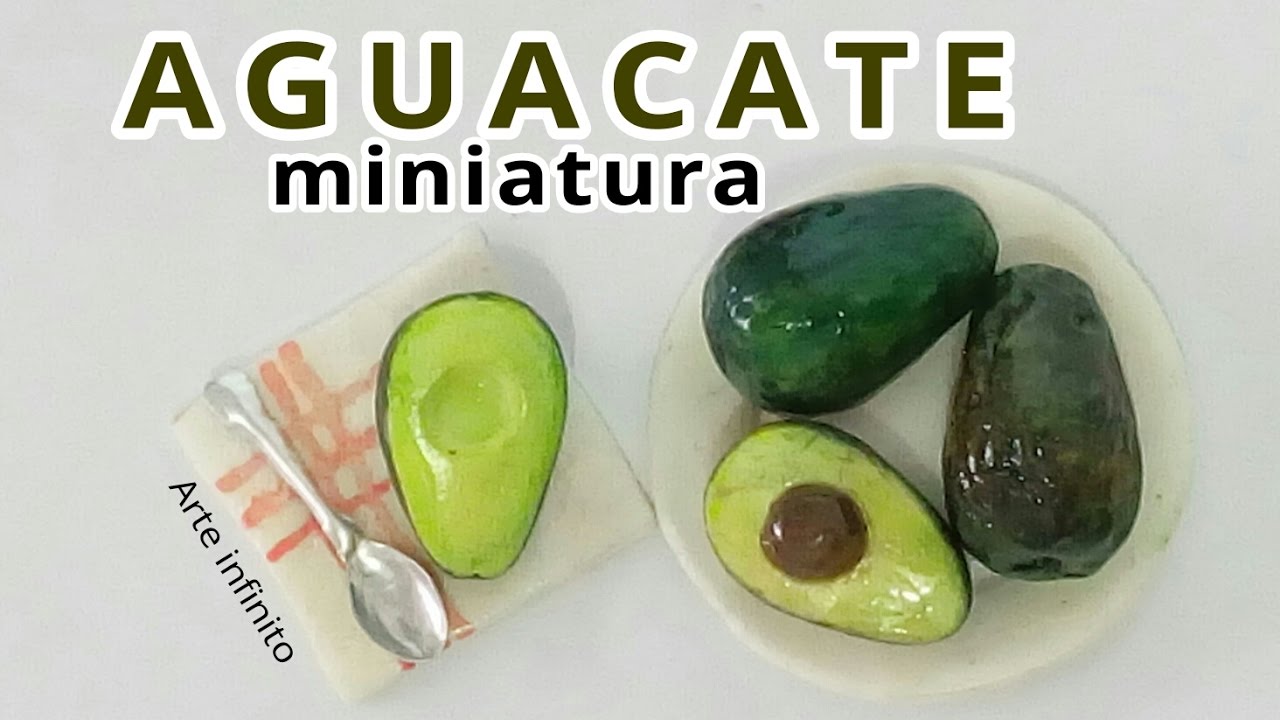 Como-hacer-aguacates-en-miniatura-porcelana-fría/Funny art shop