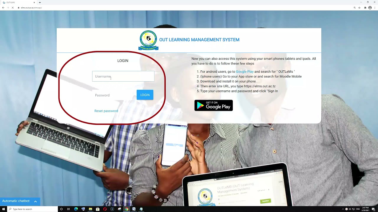 How to Login to Moodle Learning management system