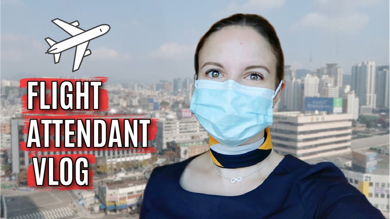 GERMANY TO SOUTH KOREA // International Flight Attendant Vlog 34 2021