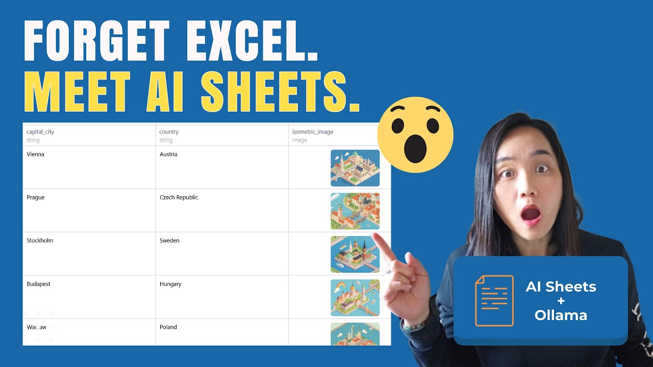 I Tried Hugging Face’s NEW AI Sheets with Ollama — It’s Like ChatGPT Inside Excel