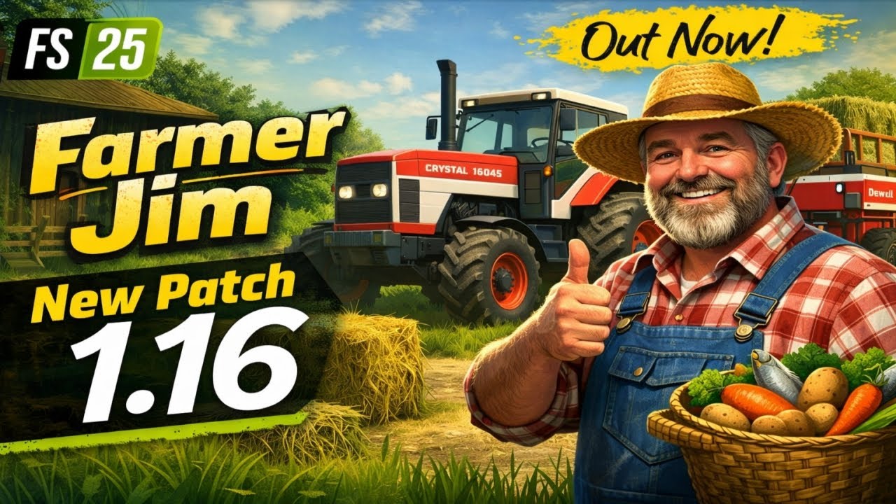 Farming Simulator 25 – Обзор патча 1.16 | Новые машины и исправления
