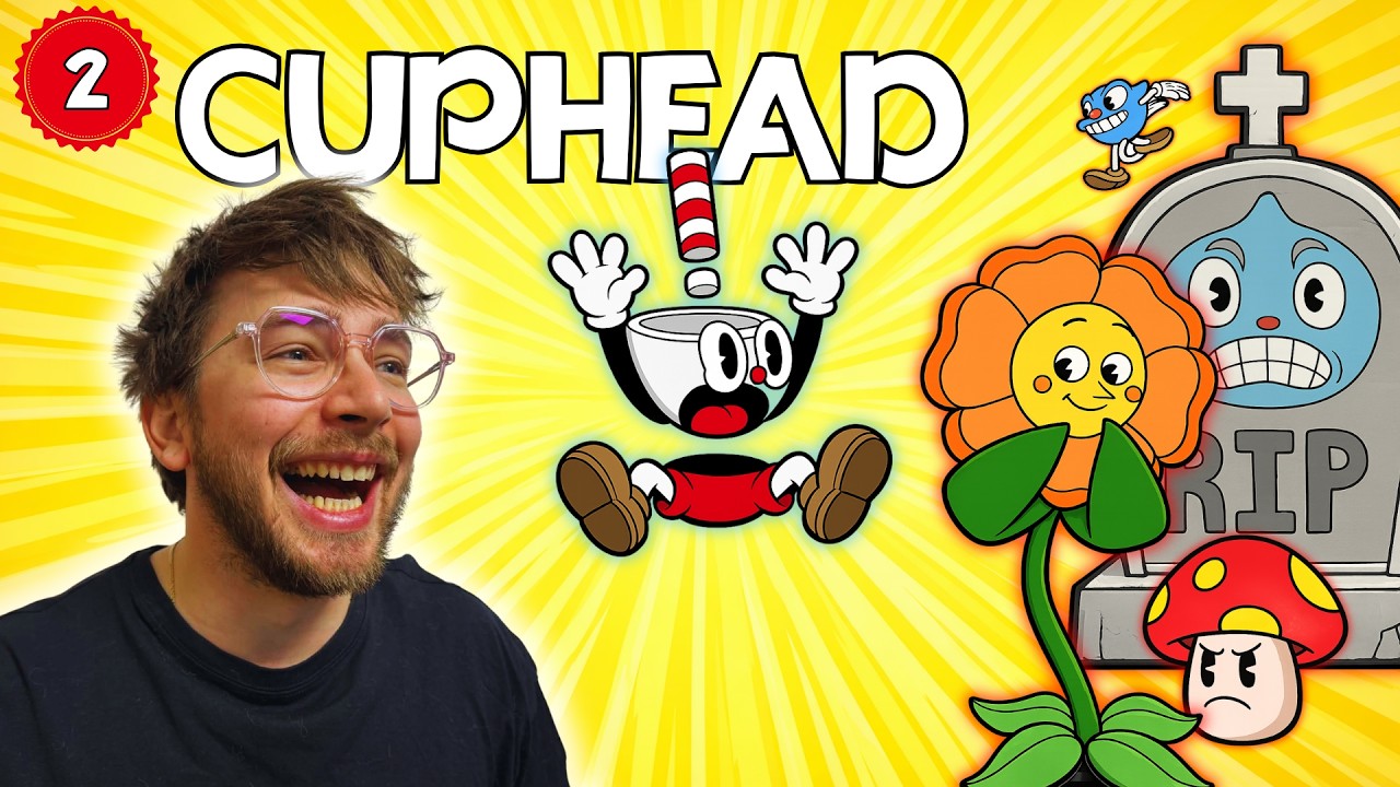 A GIANT BLUEBERRY! | CupHead Gameplay | Pt 2