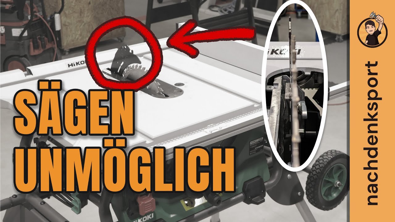 Eigentlich ne Frechheit. HiKOKI C10RJ Spaltkeil Problem