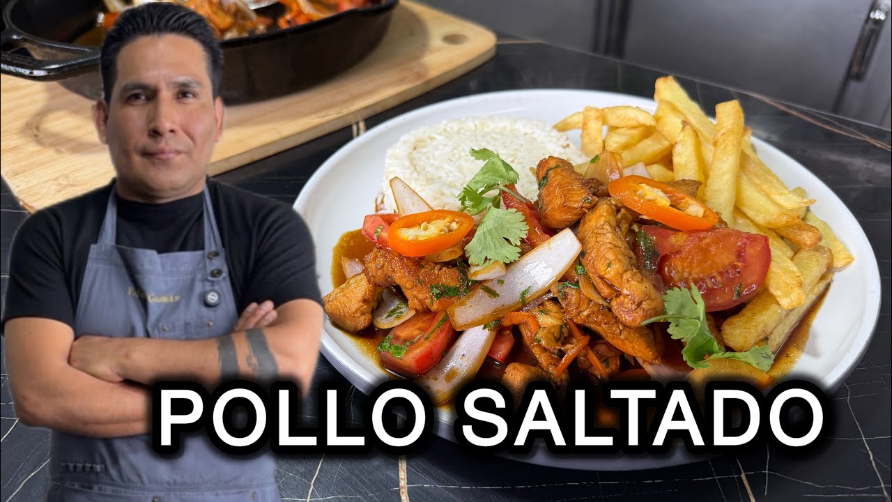 Prepara en casa un delicioso pollo saltado como en los restaurantes 