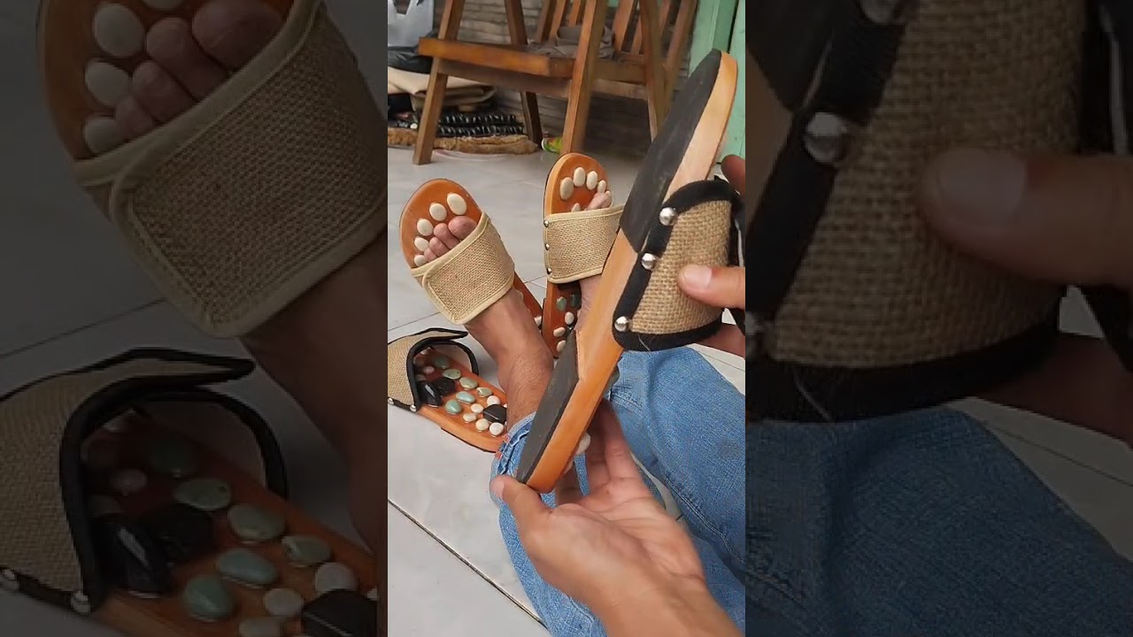 SANDAL TERAPI DARI BATU  GIOK