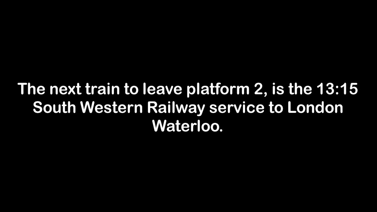 Richmond Announcements 31/07/2019