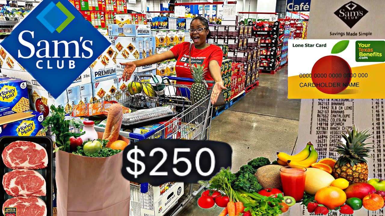 HEALTHY FOOD STAMP SHOPPING HAUL AT SAM’S CLUB | NOURISH YOUR BODY WITHOUT BREAKING THE BANK !