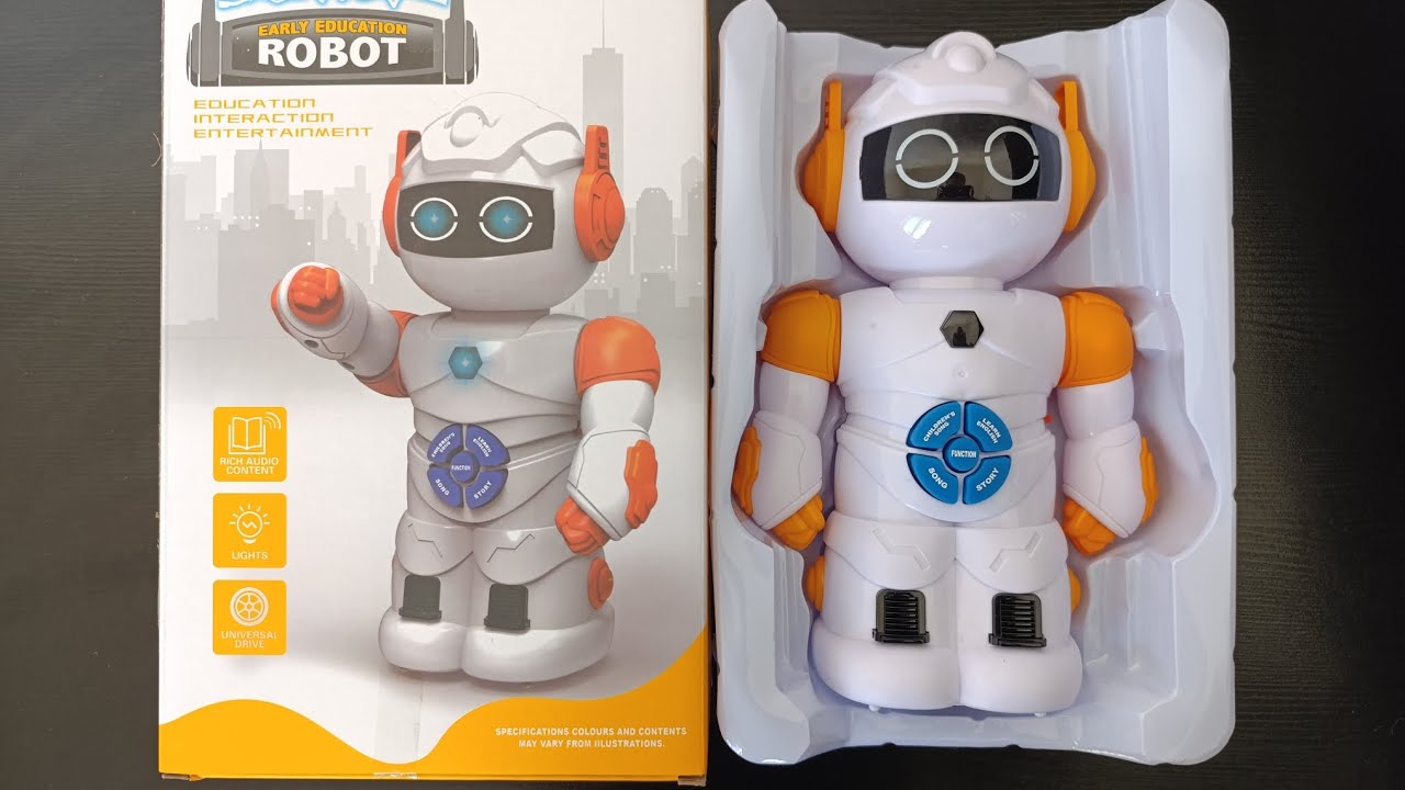 6 Minutes Satisfying With Unboxing Early Education Robot Play Set | ASMR | Unboxing & Review