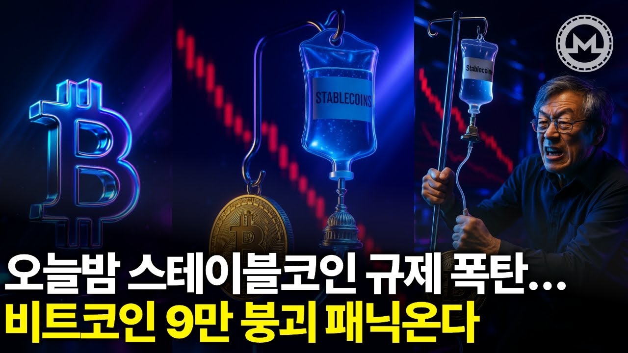 오늘밤 스테이블코인 규제 폭탄&hellip; 비트코인 7만 붕괴 패닉&hellip;