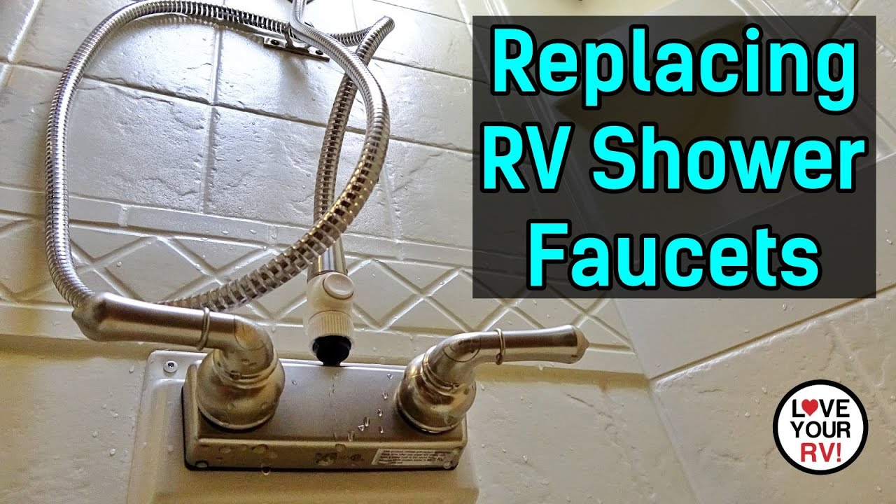 Replacing Squeaky RV Shower Faucets in Our Keystone Cougar Trailer - Dura Faucet DF-SA100