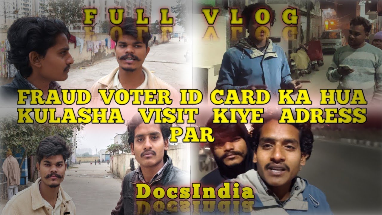 FRAUD VOTER ID CARD KA HUA KHULASHA, VISIT KIYE ADRESS PAR @ravisamaaj 