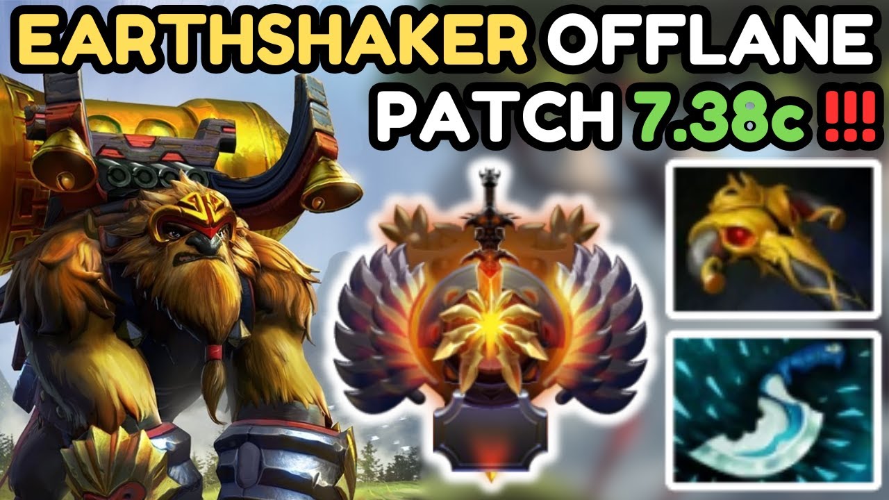 🔥 IMMORTAL EARTHSHAKER Offlane Gameplay Patch 7.38c 🔥 Earthshaker Perspective - Dota 2 Offlane