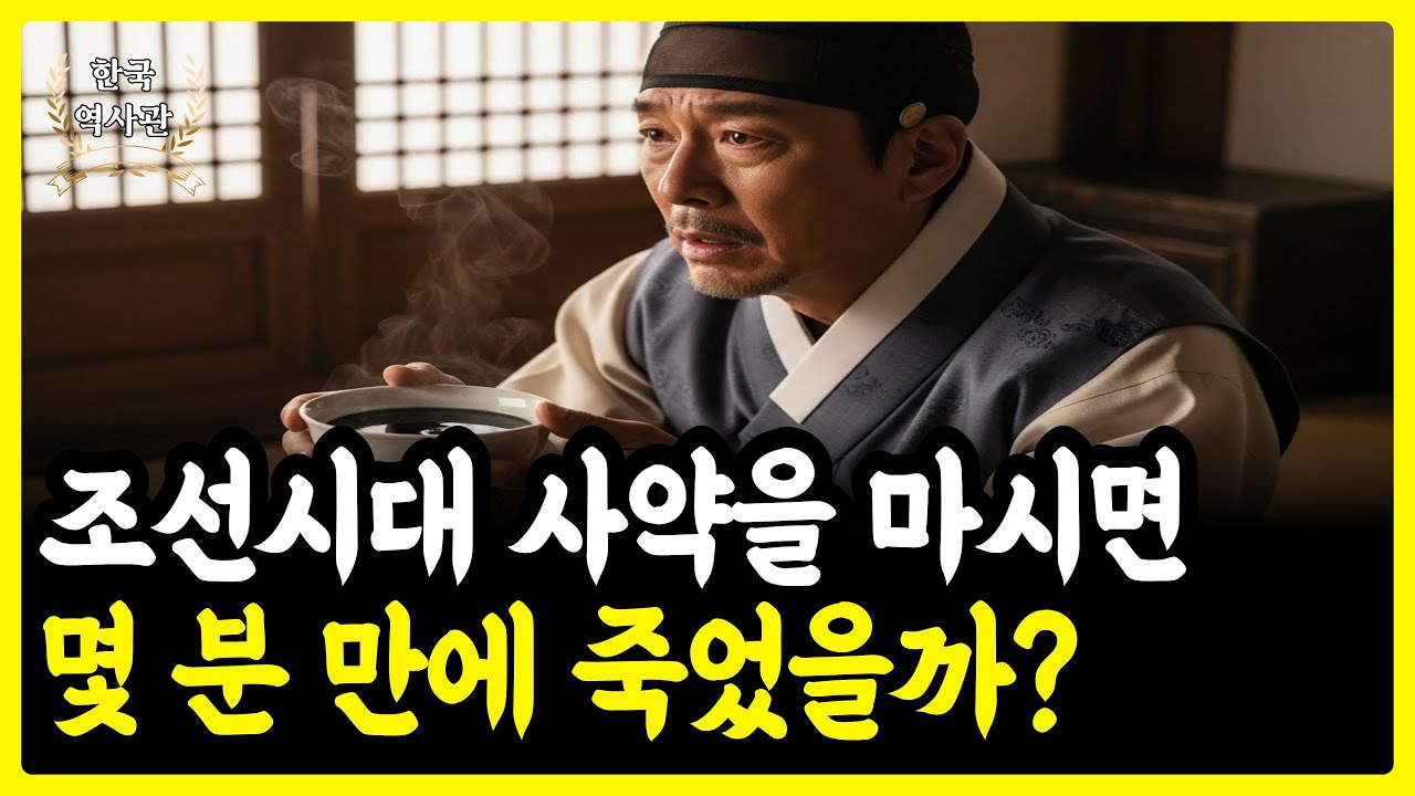 《한국역사관》조선의 사약, 고통 없이 죽는 약이었을까? 실록 속 사약의 비밀