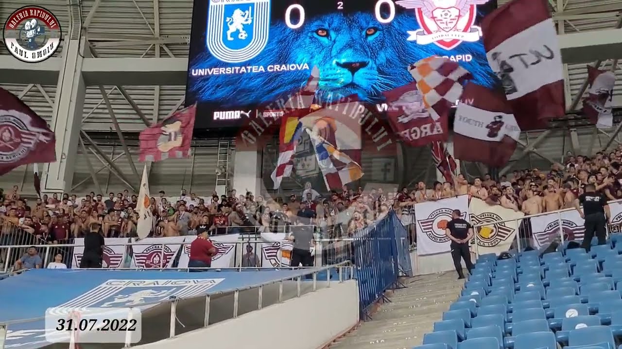 Început de repriza 2 + golul înscris de Ioniță @ CSU Craiova - Rapid (0-1) 31.07.2022