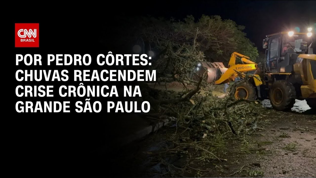 Análise: Chuvas reacendem crise crônica na Grande São Paulo | CNN NOVO DIA