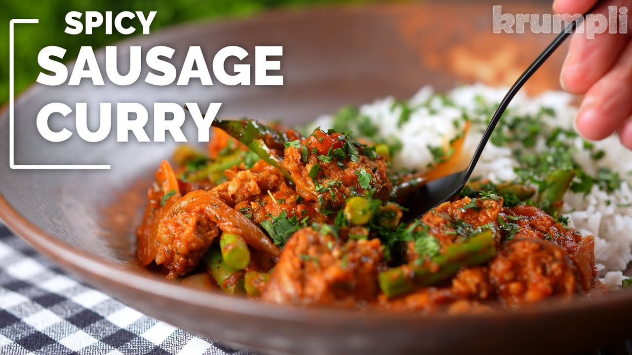 Spicy Indian Sausage Curry