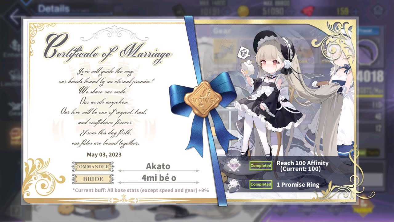 [ Azur Lane ] - Oath Little Formidable - Non extra lines + voice (yet)