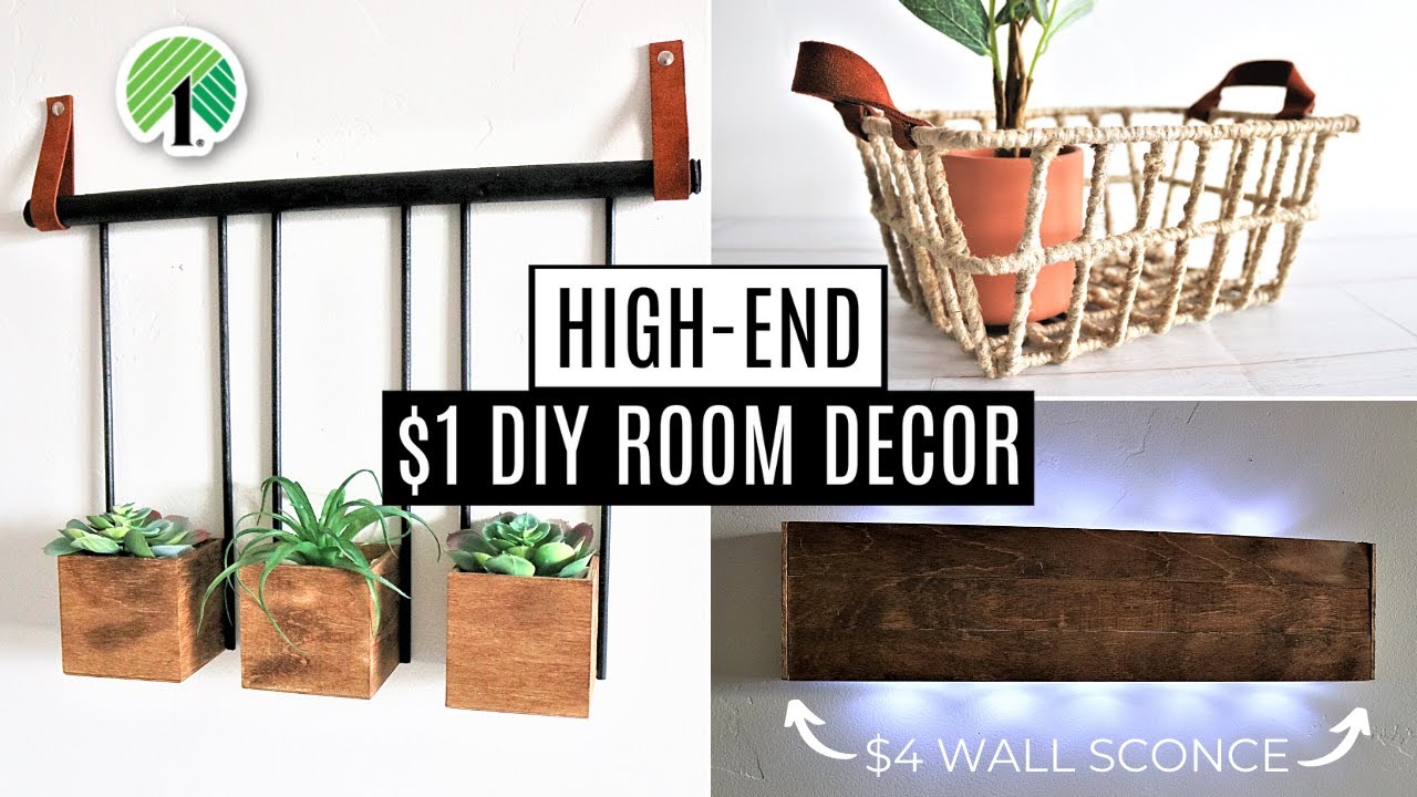 DIY Room Decor! HIGH-END Dollar Store DIYs *Anthropologie Inspired*