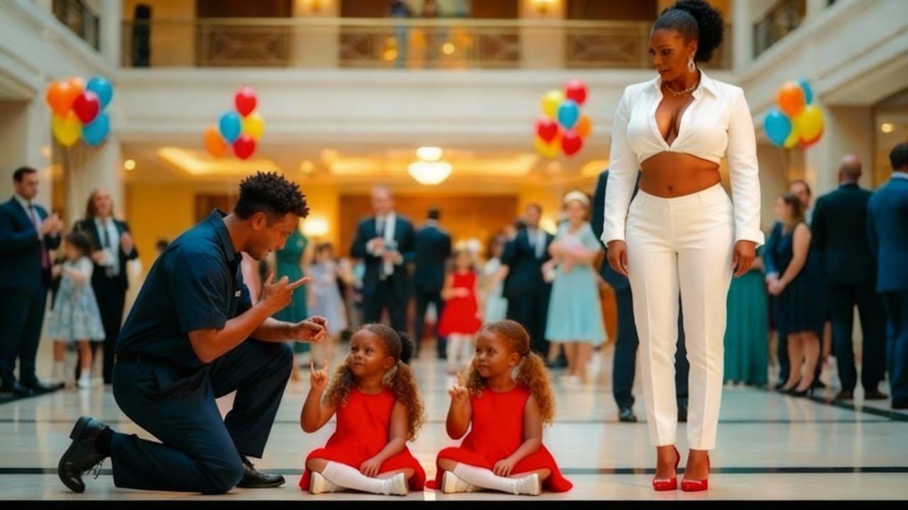Black Single Dad Saw Everyone Ignore the CEO's Deaf Twin Daughters—He Walked Over and Signed “Hello”