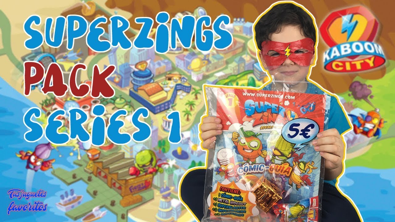 SUPER ZINGS PACK | GUIA COMIC |METAL HIDEOUT Y SUPER BLASTER |SERIES 1|TUS JUGUETES FAVORITOS