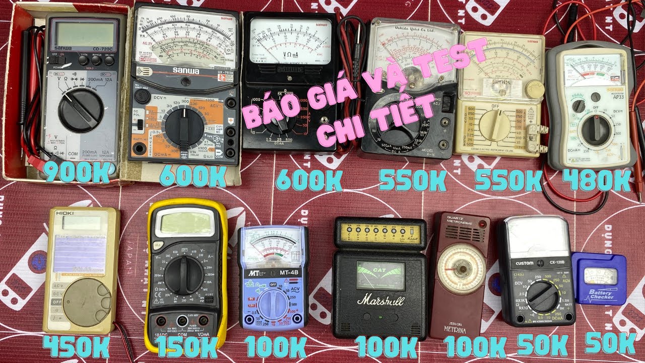 Đồng Hồ Đo Điện Vạn Năng Nhật Rẻ Từ 50k | @DungCuNhatNT
