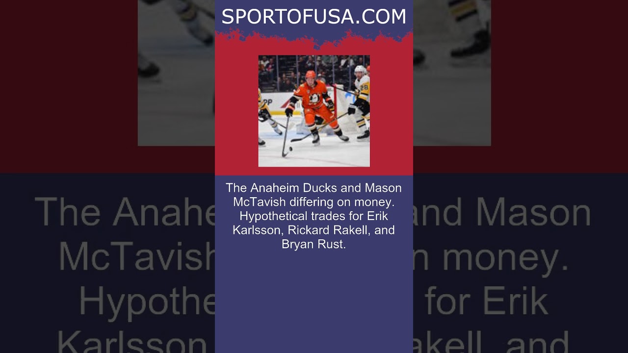 NHL Rumors: Mason McTavish, and Hypothetical Pittsburgh Penguins Trades #shorts