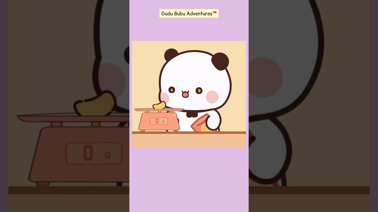 A new way of eating chips 😂😂🐻🐼 #cuteshorts #bubududulove #bubududufunny