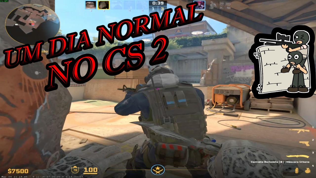 UM DIA NORMAL NO CS 2 🤣
