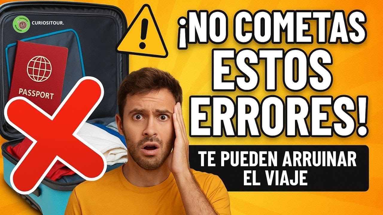 ERRORES M&aacute;s GRANDES que Cometes al VIAJAR y C&oacute;mo PREVENIRLOS.#viajes #error #prevenci&oacute;n #curiosidad