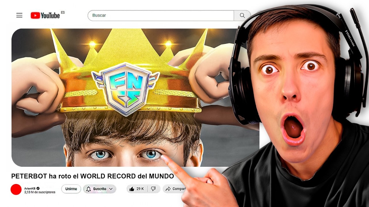 PETERBOT ha ROTO el WORLD RECORD de FORTNITE con esto..