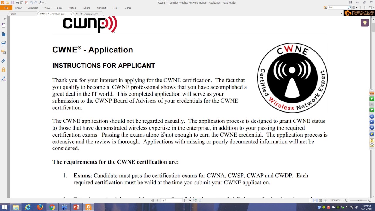 Becoming a CWNE - The Path to Expertise