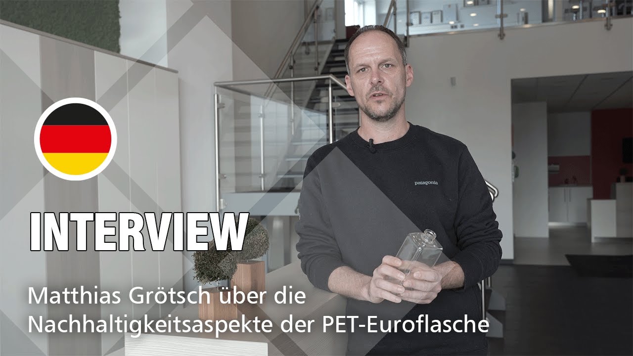 Nachhaltigkeitsaspekte rund um die PET Euroflasche | Interview Matthias Grötsch
