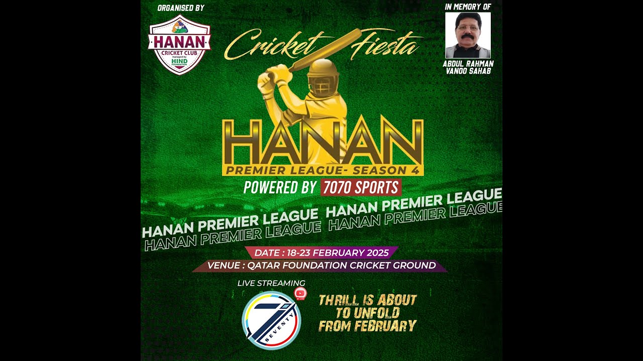 HANAN PREMIER LEAGUE SEASON - 4 || DOHA-QATAR  2025 || DAY-3