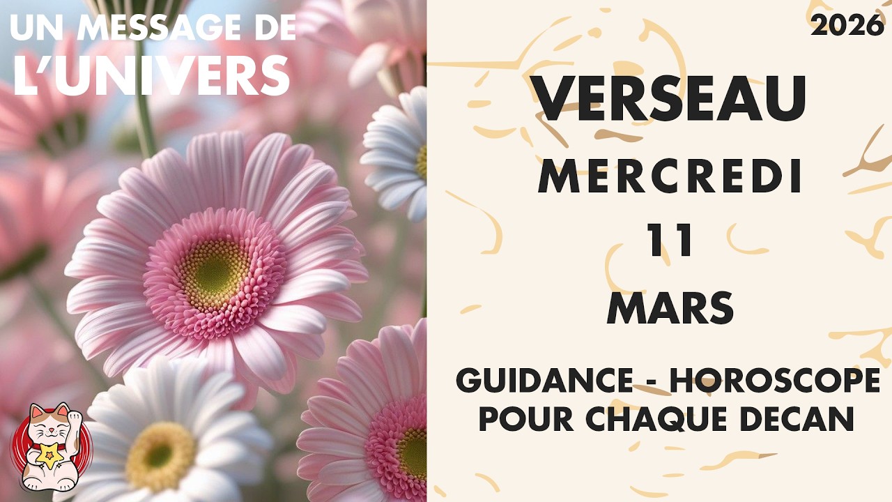 VERSEAU MERCREDI 11 MARS Un poids peut enfin commencer &agrave; se transformer