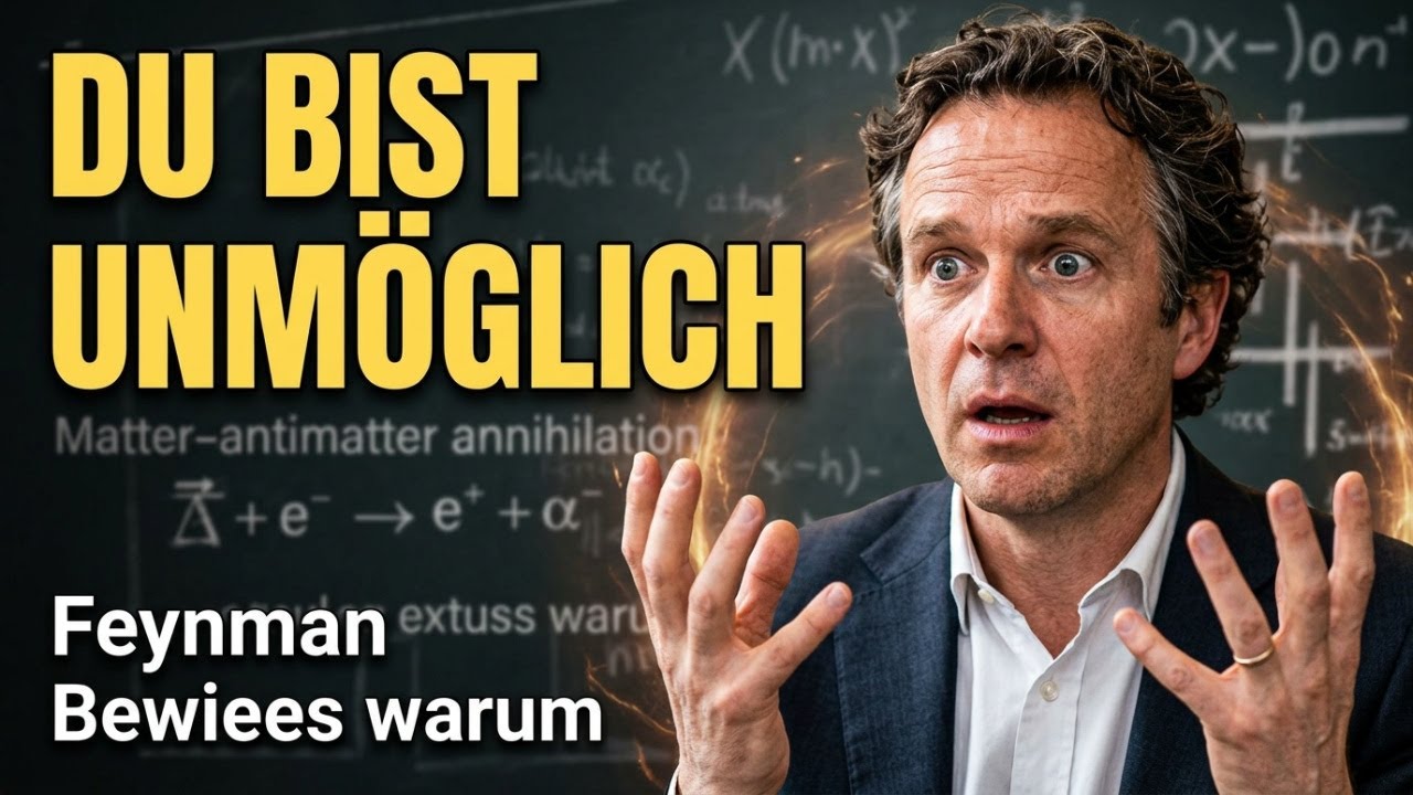 Die Physik sagt: DU SOLLTEST NICHT EXISTIEREN | Antimaterie erklärt