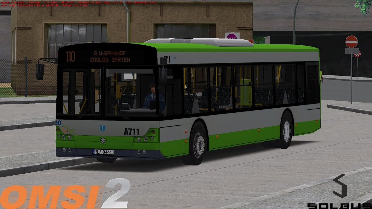 Omsi 2 - Berlin X10 - Line 110 - Solbus Solcity SM12